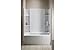 Accord 74.25" Bath/Shower Kit with Right Hand Drain Finish: High Gloss White