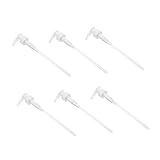 FOYTOKI 6個製ボトルポンプ シャンプー ローションボトル用交換ノズル 軽量 持ち運び便利 家用適応