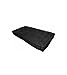 Matelas de sol Double 60x120x15 cm noir