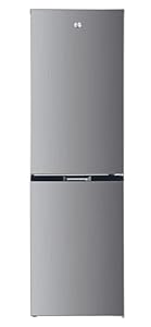Hoover H-FRIDGE 300 Freestanding Fridge Freezer 60/40, 2 Doors, Total No Frost Technology, E Class, 247L Total Capacity, Internal Display, Integrated Handle, Silver, 54x60x181 cm - HOCH1T518EXK