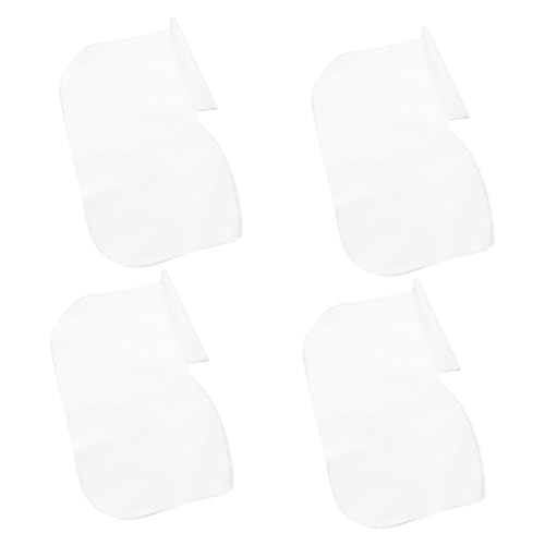 BELLIFFY 100個 サロンマッサージフェイスホール ヘッドレストカバー 排水エリア付きマッサージマット レスト 枕 女性の顔のカバー ベッドピロータオルカバー 白い