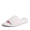 Dearfoams Women’s Beatrice Terry Side Gore Slide Slipper