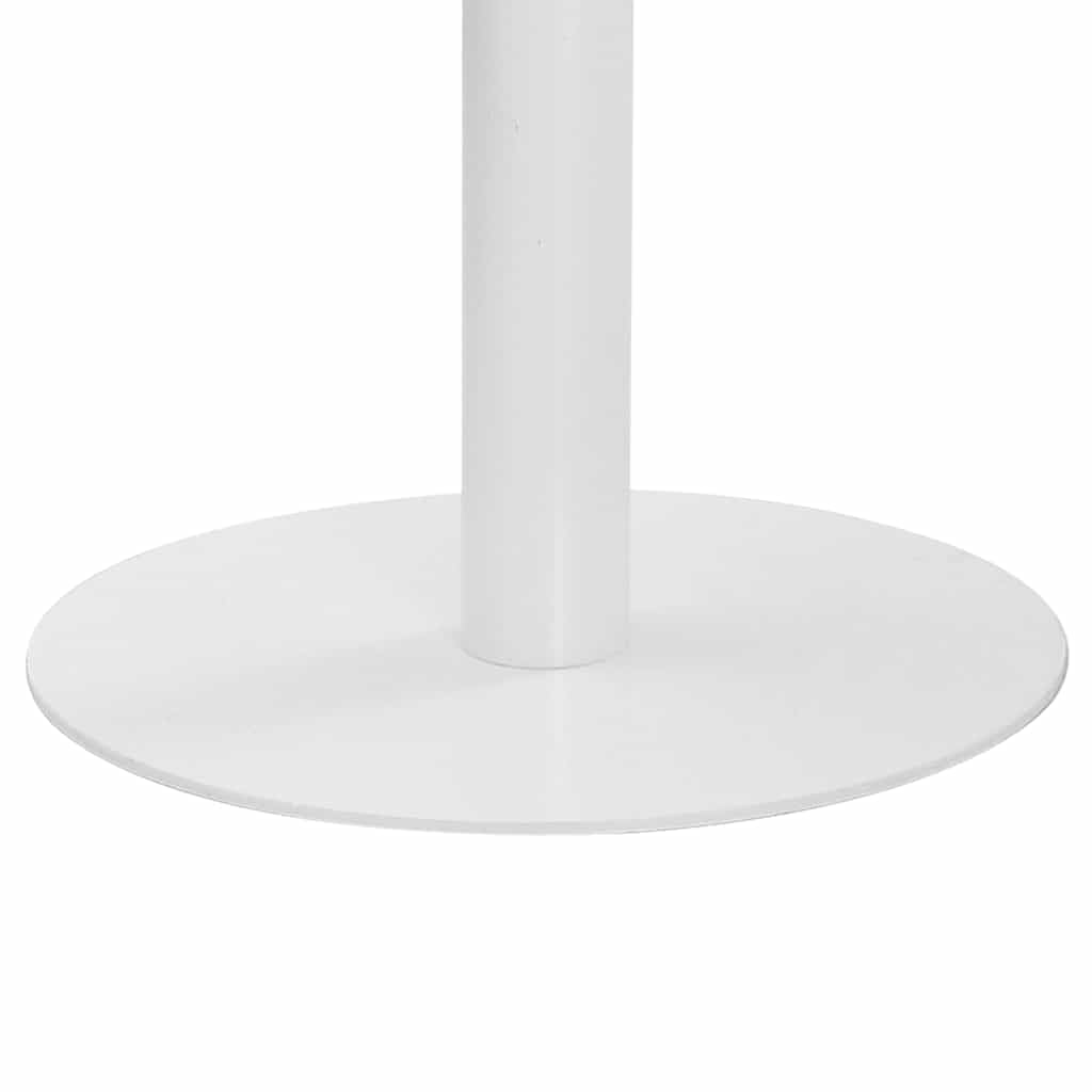 Stół bistro 80x80 cm MDF jasnobrązowy ze stalową nóżką