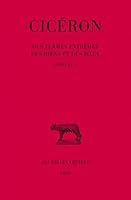Ciceron, Des Termes Extremes Des Biens Et Des Maux: Tome II: Livres III-V 2251010505 Book Cover