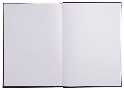 Livre d'or Exacompta 39153D A4 vertical violet 96 pages blanches