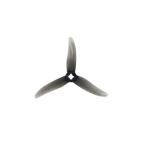 Hélices PC à 3 pales 3525 de 3.5 pouces grises pour drone de course FPV lot de 10 paires