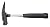 Picard 0062010 Carpenters roofing hammer VPA-GS rough, Black