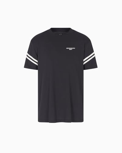 T-Shirt Homme Armani Exchange Noir en Coton Lot de 1