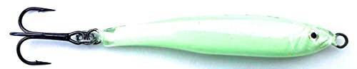 Epoxy Resin Fishing Jig Lure (Shad 2 Inch / 0.5 Ounce) - Great For Striped Bass, Tuna And Other Game Fish #TOP5