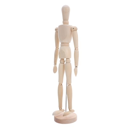 OSALADI Manichino d Artista in Legno da Modello Articolato per Disegno e Studio Figura Umana Snodata per Decorazione e Pratica Artistica