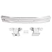KUAFU Front Bumper Reinforcement Compatible with 2015 2016 2017 2018 Jeep Renegade & Fiat 500X, Impact Bar, Replacement for 68247223AA, CH1006236 Aluminium Silvery