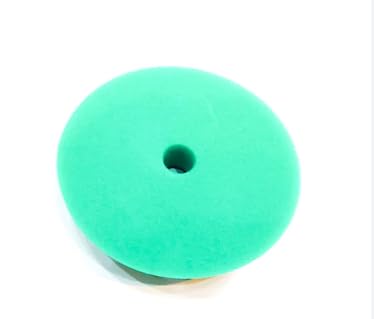 Image of Maple Car Care 5-Inch Hard Cut Foam Pad for Car | Green Flat Buff Pad for Car Detailing | Heat Resistant Rotary & DA Polisher Pad | Waxing Buffing Pad for Polishing | Polish Pads for Car & Bike