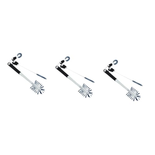 Set de 3 brosses de nettoyage multifonctionnelles Ipetboom pour bouteilles et tubes en inox