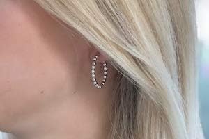 YDF Women's Ball Hoop Earrings Made of Genuine 925 Sterling Silver Rhodium Plated Ball Earrings Large Earrings Ball Ring - Image 3