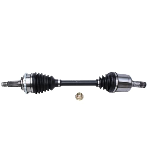 Image of Detroit Axle - 4CYL 2pc Front CV Axles for 2006-2009 Ford Fusion 2003-2008 Mazda 6 2006-2009 Mercury Milan, 2004 2005 2007, Driver and Passenger Side CV Axle Shafts Assembly Replacement