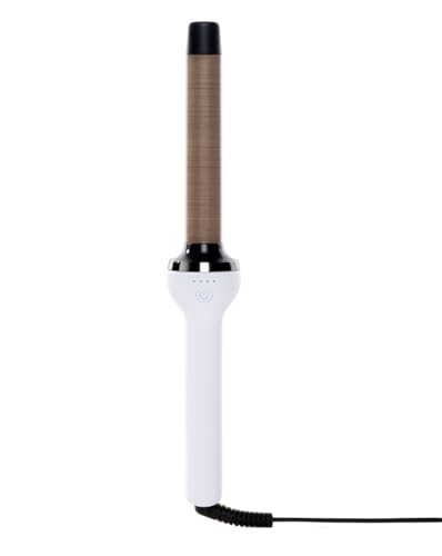 InStyler Cerasilk Woven Ceramic Curling Iron, Color: White