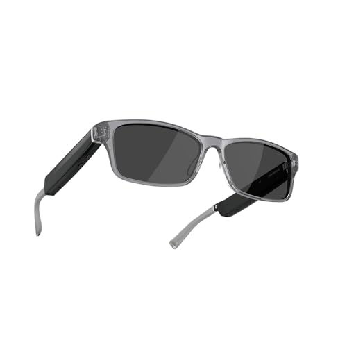Amazon Echo Frames (newest model), Smart glasses, Designed for Alexa+, Modern Rectangle frames in Charcoal Gray with polarized sunglass lenses - Image 8