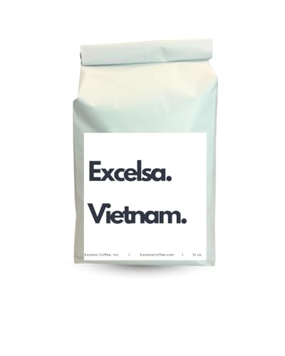 Excelsa Coffee – Vietnam Medium Roast Whole Bean Coffee, 5 lb – Rare Excelsa Bean, Spicy & Woody, Naturally Lower Caffeine, Pesticide-Free, Freshly Roasted