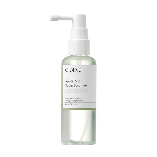 GLOEVE Apple Zinc Scalp Balancer - Root Serum, Oily & Itchy Scalp Control with 1% ZINC PCA & Cold...