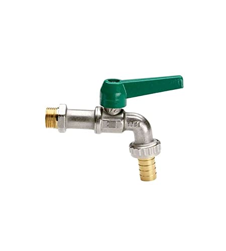 Glooke Selected Eko, Rubinetto Antigelo Portagomma Nichelato 1.2, Multicolore, 1 pezzo