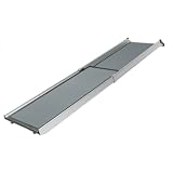 PetSafe Happy Ride Telescoping Dog Ramp - Portable Lightweight Pet Ramp - Ideal for Cars, Trucks and 4X4s, Durable Aluminium Frame Supports Up to 180 kg, Side Rails and High-traction Surface Design