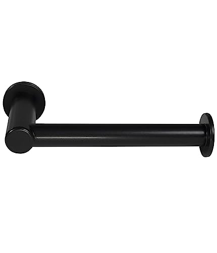 B-9543.MBLK - Fino Collection Surface-Mounted Toilet Roll Holder, Matte Black