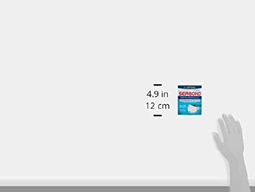 Sea-Bond Secure Denture Adhesive Seals, Original Uppers, Zinc Free, All Day Hold, Mess Free, 15 Count- Pack of 6 ( 90 Total Uppers)