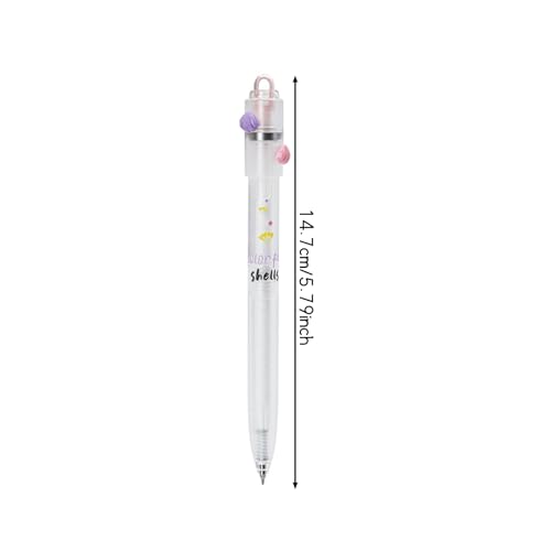 Set de 4 bolígrafos giratorios de tinta negra 0.5 mm miniatura 6