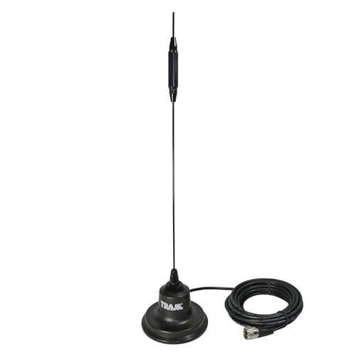 Image of Tram 144 to 148 MHz VHF /440 to 450 MHz UHF Amateur Dual-Band Pre-Tuned 4-in. Magnet Antenna Kit with Rubber Boot