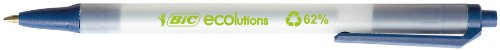 BIC Penna Ecolutions Clicstic, Blu, confezione 50