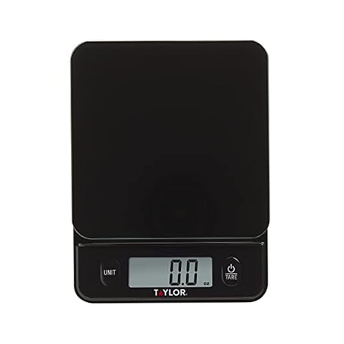 Taylor Glass Top Food Scale with Touch Controls, 11 lb