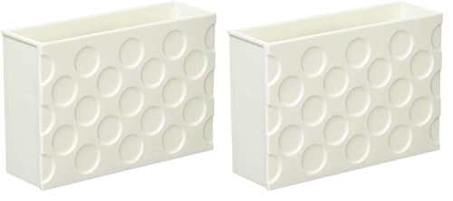 ナカバヤシ 収納ケース マグネットポケット ワイド ホワイト MGP-W01WH (× 2)