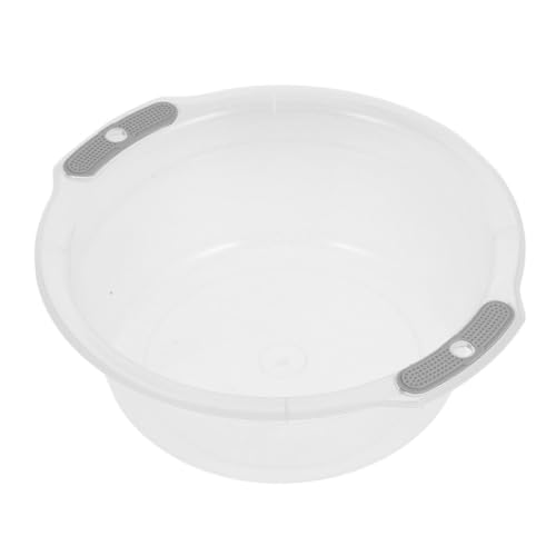 FOMIYES Multifunctional Round Plastic Wash Basin Dish Tub for Face Washing Laundry and Vegetable Cleaning Home Dormitory and Travel