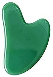 Gua Sha, massaggiatore per Tutto Il Corpo in Ardesia Naturale per Viso, Schiena e Collo, circolazione sanguigna e Cura della Pelle