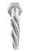 Accusize Industrial Tools H.S.S. Aligning Reamer - 11/16'' Diameter, 4-1/2'' Flute Length, 6-1/2'' OAL, Hex Shank, Spiral Flute, 0523-6025