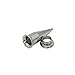 NewZenro Fashion Spike Ear 2 Stretching Tapers Plugs 316 Surgical Stainless Steel Ear Tunnels Plugs Expander Gauges Stretcher Earrings Screw On Piercing Body Jewelry Personalized Gifts (3/4