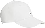 Tommy Hilfiger Herren Th Flag Cotton 6-Panel Cap Am0Am13008 Kappe, Weiß, Einheitsgröße