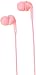 AmazonBasics In-Ear Wired Headphones Earbuds with Microphone, Pink