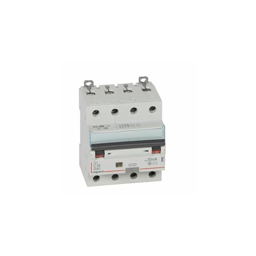 411186 Legrand Disjoncteur Différentiel Tétrapolaire 16a 30ma Type Ac - Dx³6000 10ka 4p