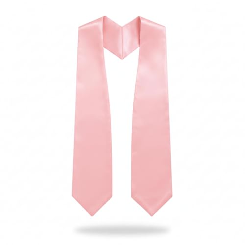 CLERKMANS Unisex Adult 62 Long Plain Graduation Stole Sash