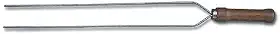 Espeto Cromado Duplo 65 Cm