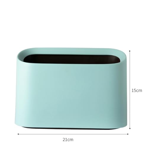 Caneca pequeña ovalada para basura, 21.7x8.8x14.5 cm miniatura 4