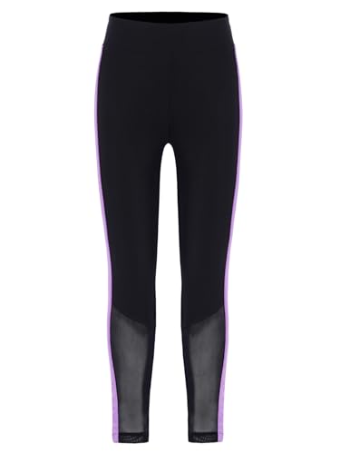 Kids Girls Rhythmic Gymnastics Sports Leggings Yoga Training Leggings Workout Athletic Pants3