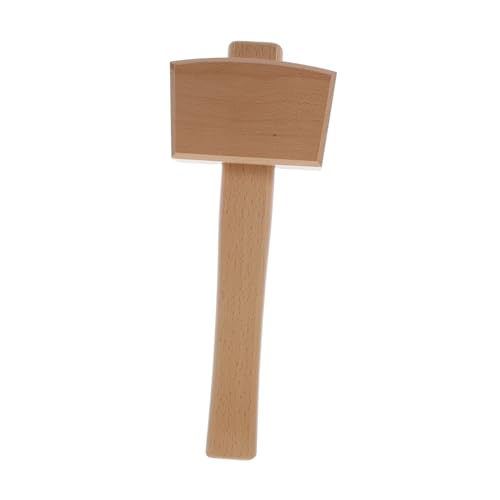 HOLIDYOYO Expert Artisan Crafted Beechwood Woodworking Hammer for Carpenters Diy Projects Multifunctional Leather Craft Mallet