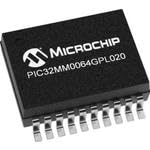 Microchip Technology, PIC32MM0064GPL020-I/SS, MCU 32-bit PIC32 PIC RISC 64KB Flash 3.3V 20-Pin SSOP Tube (10 Item/s)