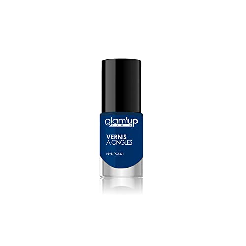 Glam'Up Paris - Esmalte de Uñas - Ultra Brillo - Larga Duración - Secado Rápido - N°121 - Bleu Jean