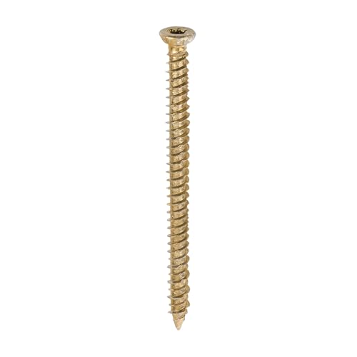 TIMCO ZYP Multi-Fix Concrete Screw - 7.5 x 100 - Yellow - Box of 100
