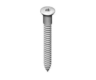 Tornillos de acero inoxidable 5,0 x 40 mm, tornillos de acero inoxidable con rosca completa, 500 unidades, resistentes a la corrosión y sin taladrar, tornillos Torx para madera con cabeza de