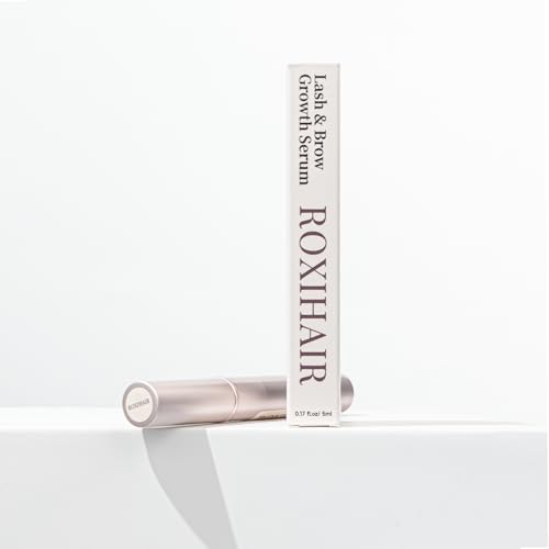 ROXIHAIR Advanced Lash & Brow Serum - 5ml EyeLash Serum for Eyelash Growth with Biotin, Extra Strength Formula, Fast Noticeable Results, Eyebrow Growth Serum for Women & Men