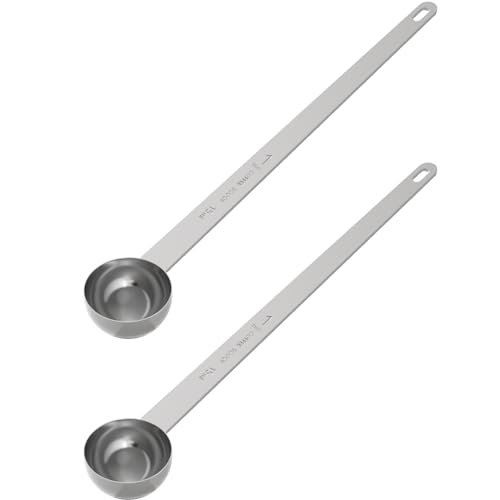 2PCS Extra Long Handle Coffee Scoop, 1Tbsp(15ml) Measuring Spoon